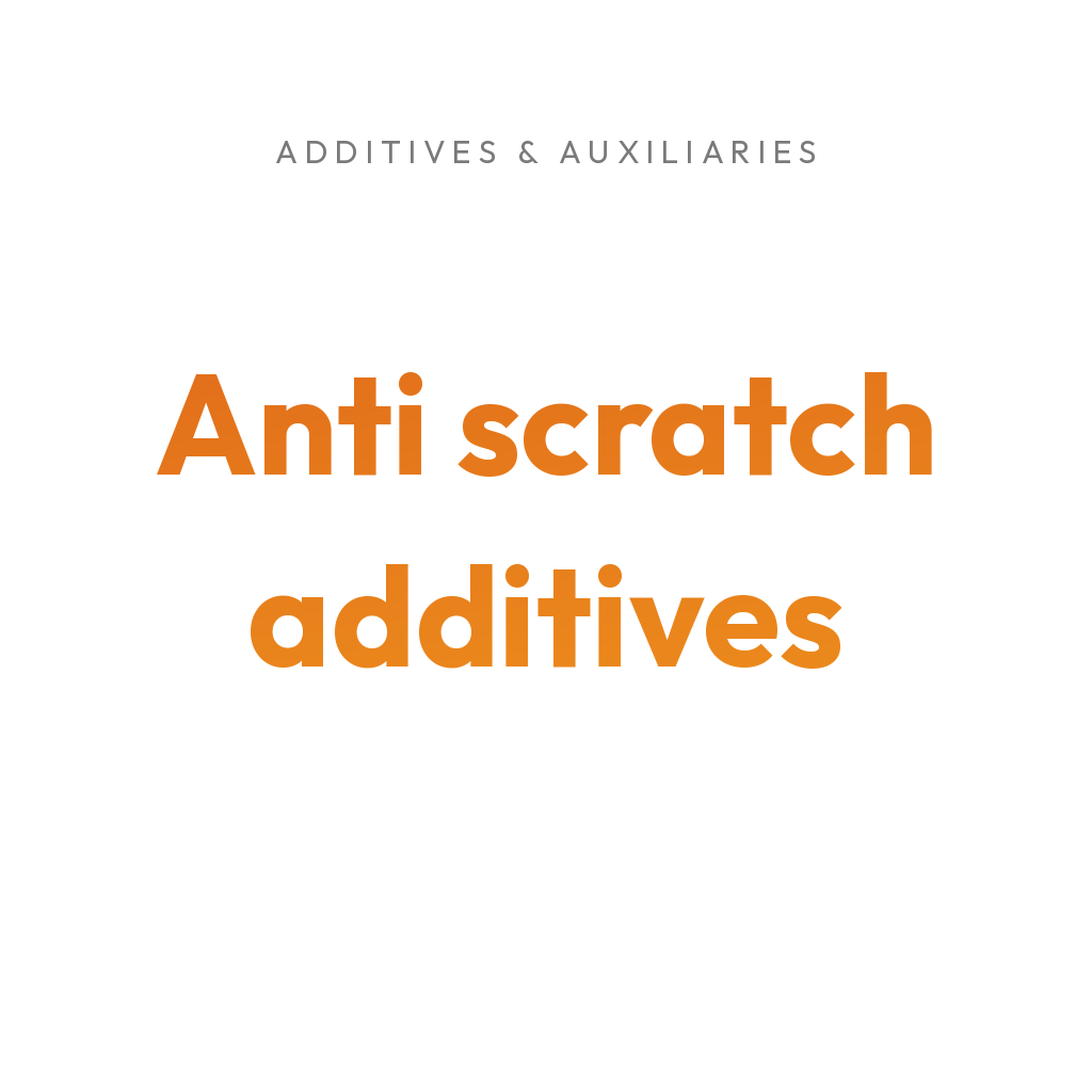 3Dresyns collection cover for Anti scratch additives.