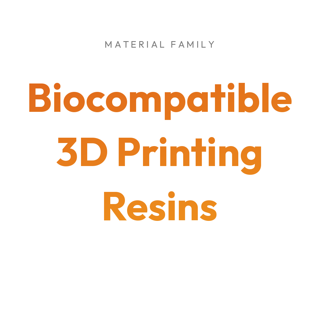 3Dresyns collection cover for Biocompatible 3D Printing Resins.