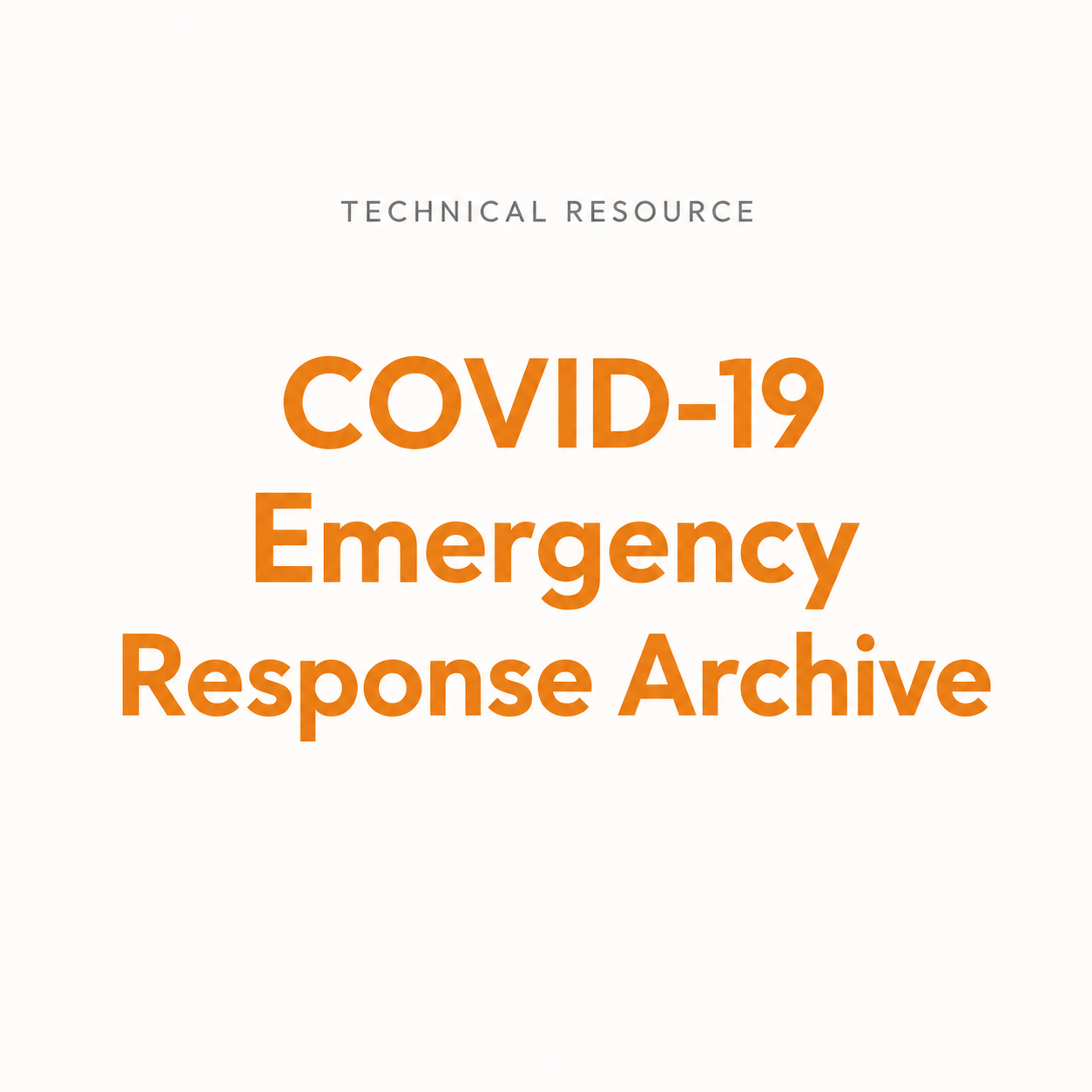 Representative visual of 3Dresyns covid-19 emergency applications