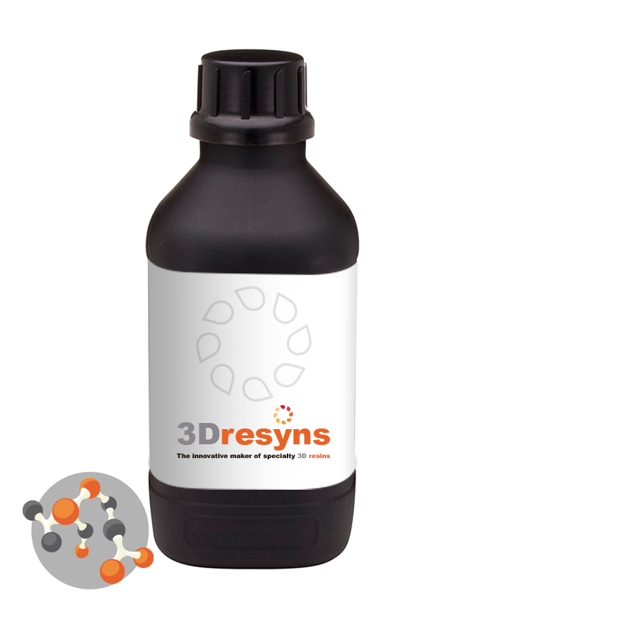 3Dresyn NMF PDMS-like A30 Bio, Biocompatible very soft silicone like photopolymer with Shore A30 for nano and micro fabrication