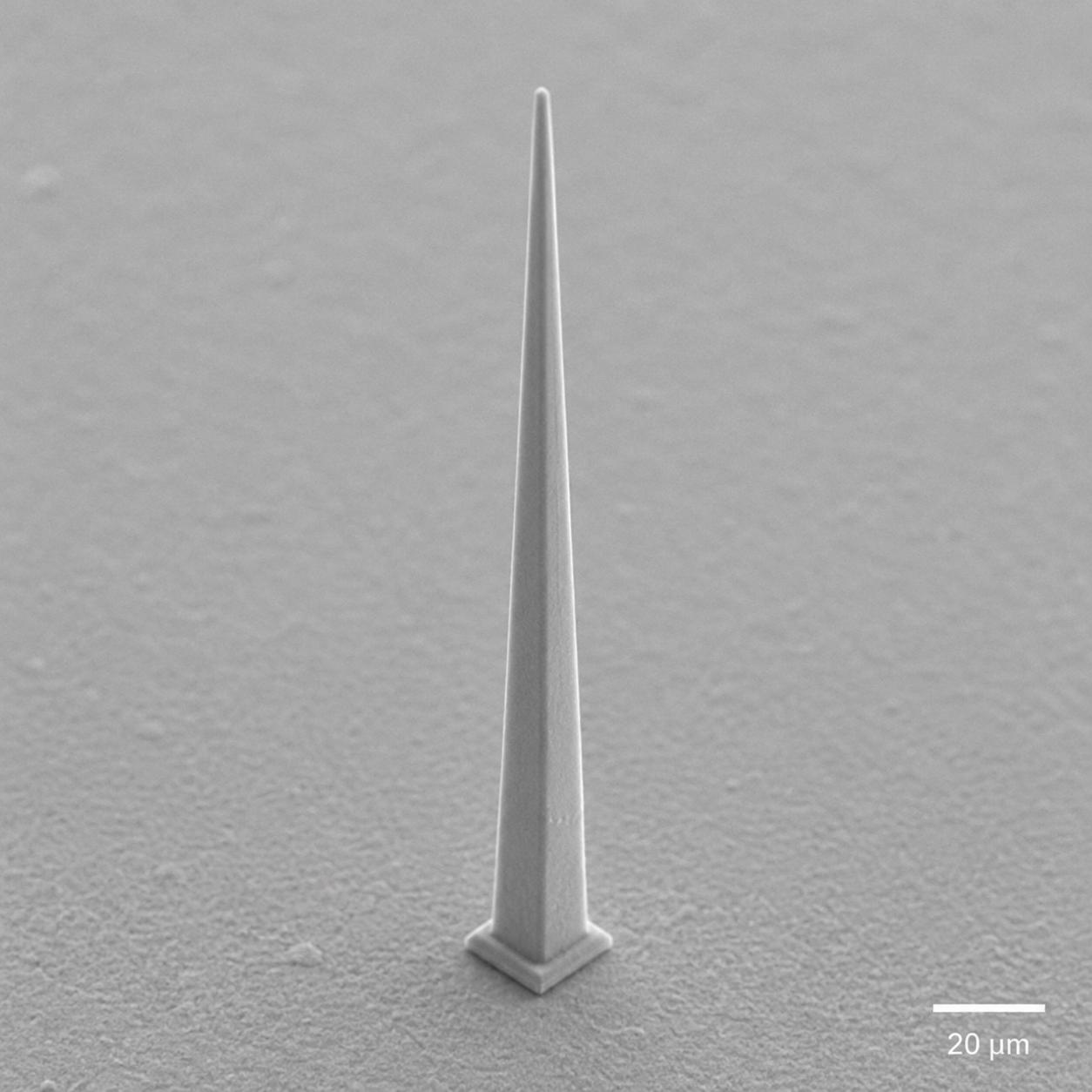 Illustrative AI-generated visualization of a 3Dresyns 2PP printed microstructure