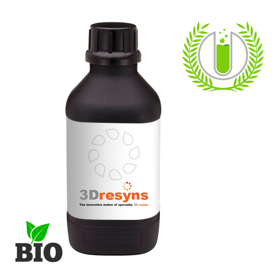 3Dresyn RIC-UTFD80 Bio, Biocompatible Ultra Tough & Foldable resin with Shore D80 for Resin Injection and Casting