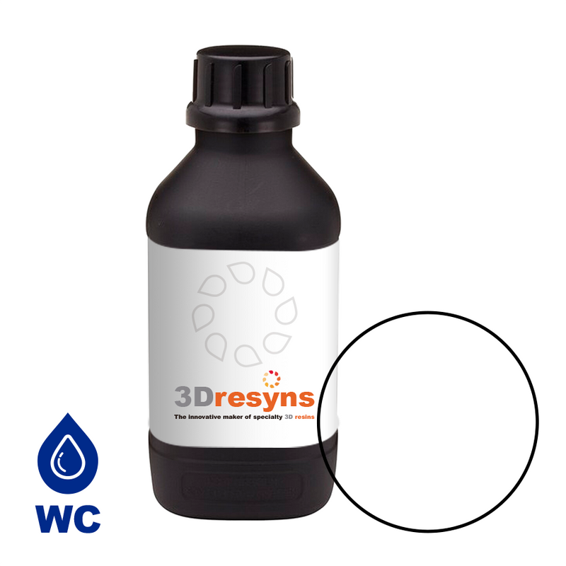3Dresyn WC1 MF Clear, water washable and cleanable Monomer Free  resin