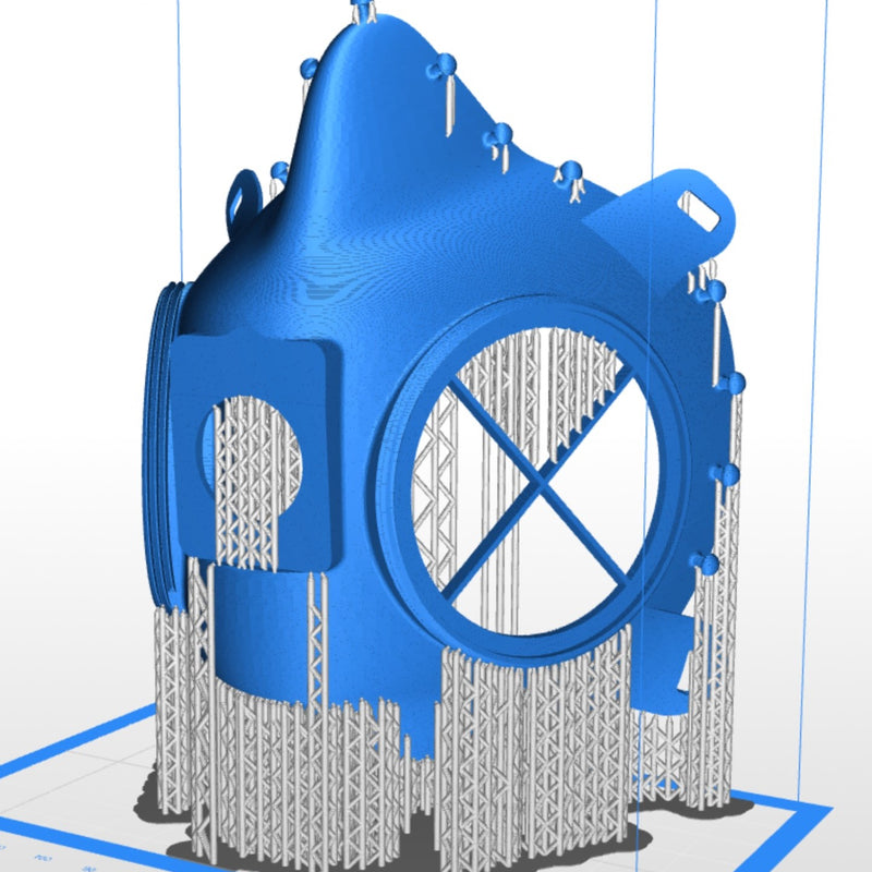 3Dresyn EP2 TFD80, Tough & Foldable for "Emergency Printing" of semi flexible parts: respirator masks, etc..