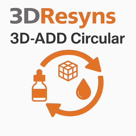 3D-ADD Circular & RePrint — Depolymerisable Additives and 3D Resins