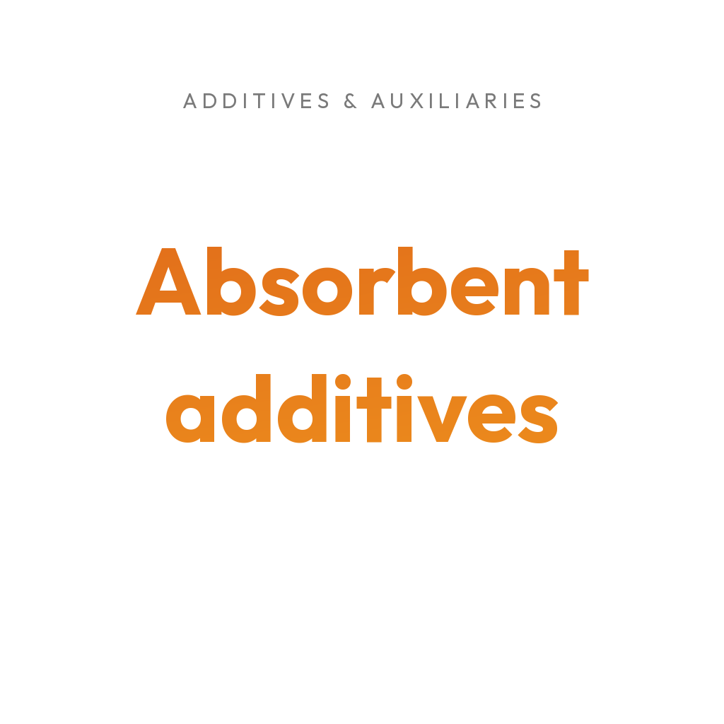 3Dresyns collection cover for Absorbent additives.