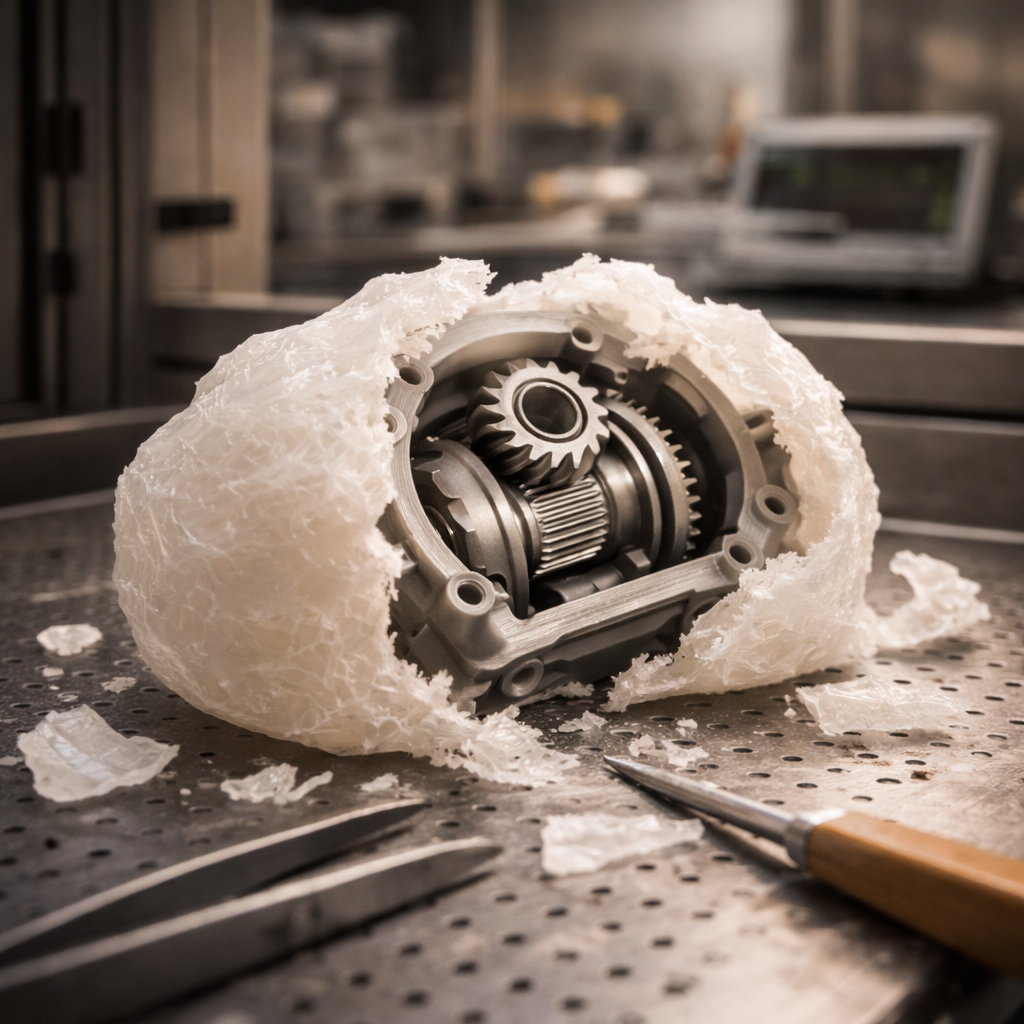 Easy breakable cocoon sacrificial 3D resins