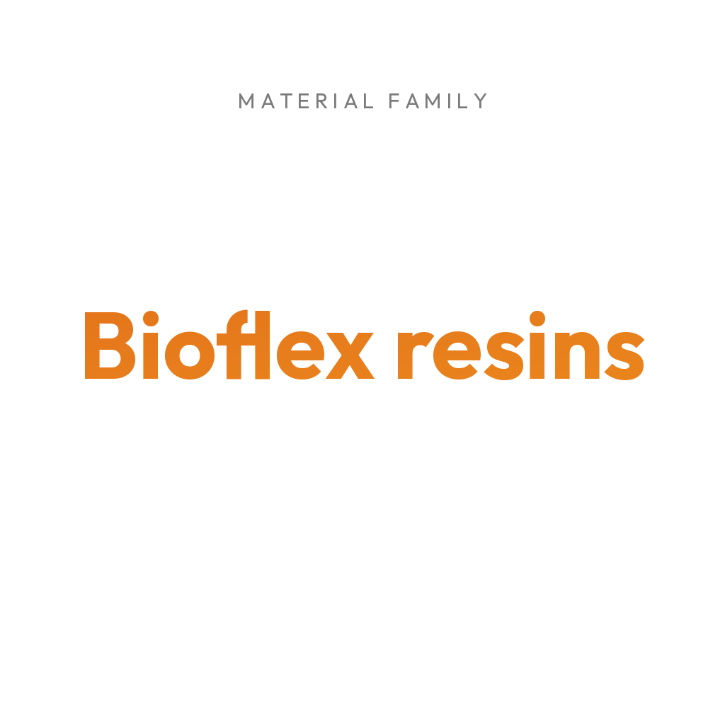 3Dresyns collection cover for Bioflex resins.