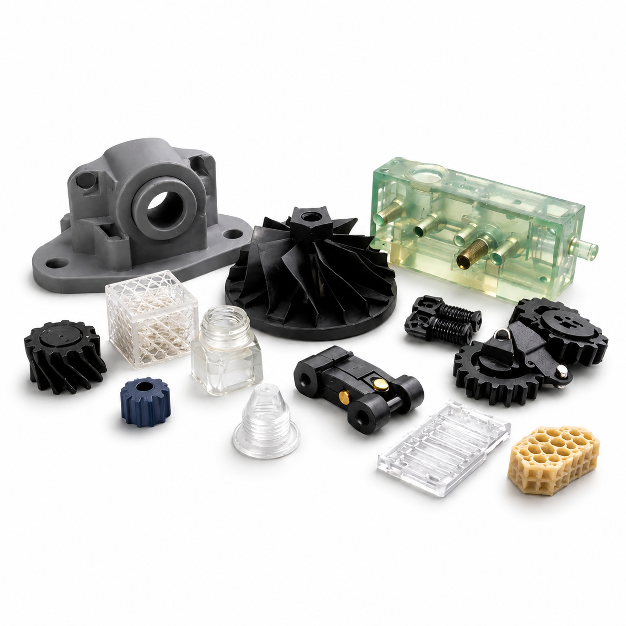 3D prints printed with 3Dresyns 3D resins