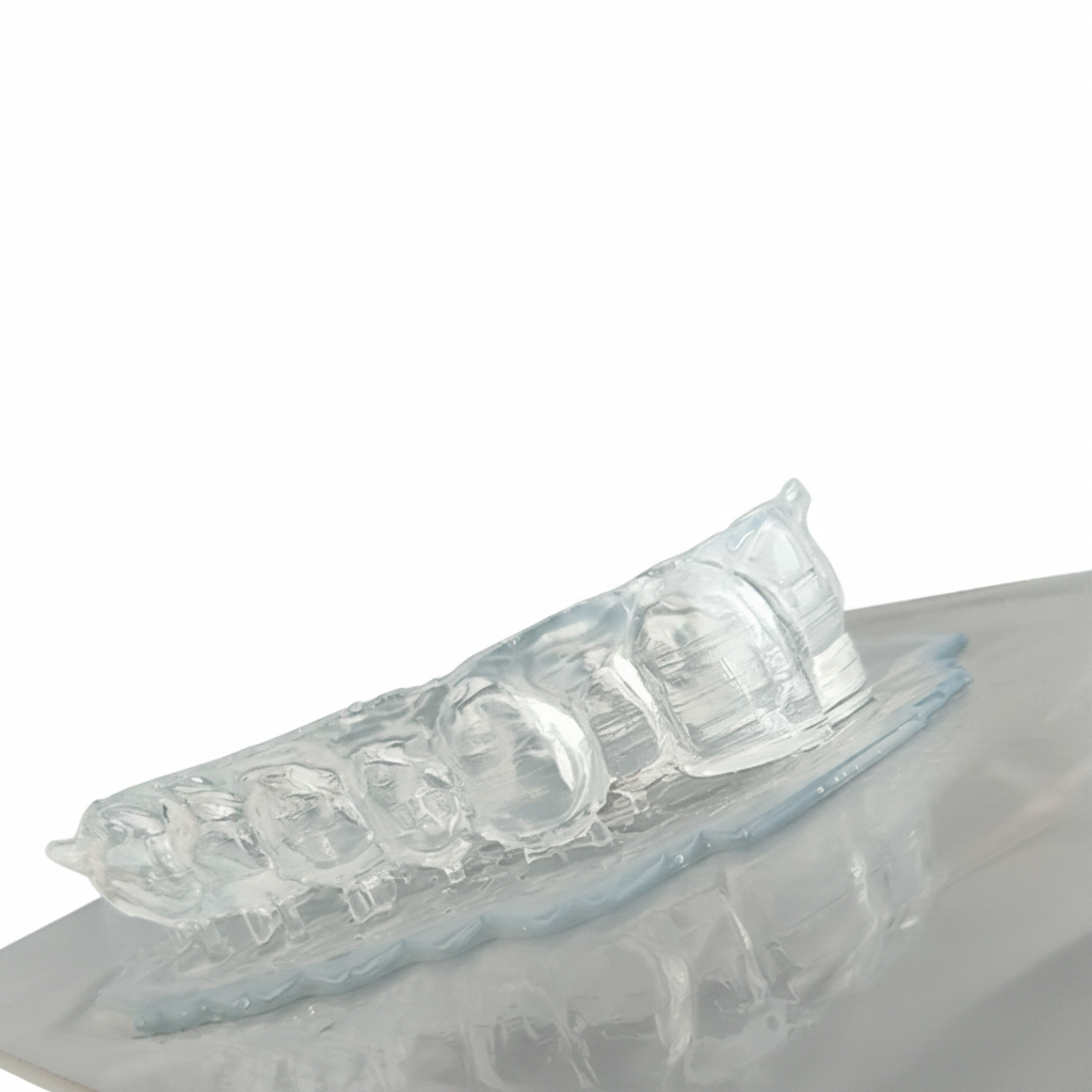 3D printed aligner with 3Dresyns sla dlp and lcd resins