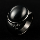 3Dresyn MB1 Magnetic Black for direct 3D printing of Black Magnetite Jewelry