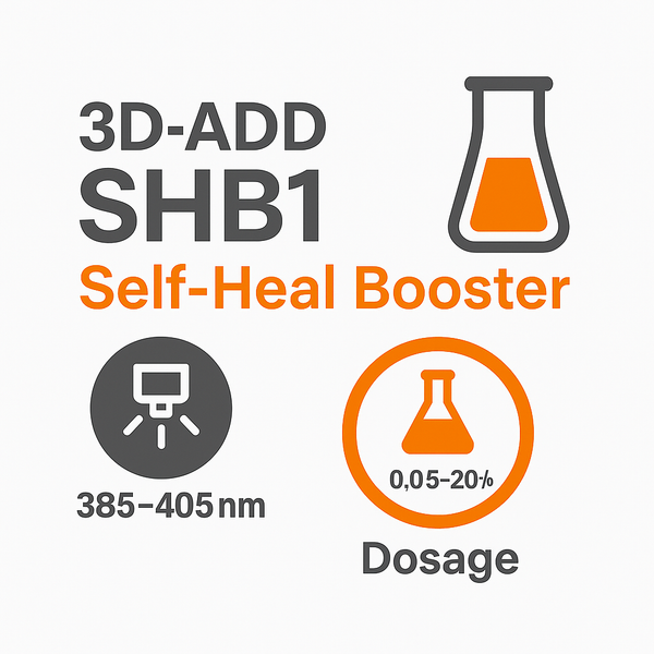 3D-ADD SHB1 Self-Heal Booster, Photo/Thermal Assist Booster for 3D Printing Resins