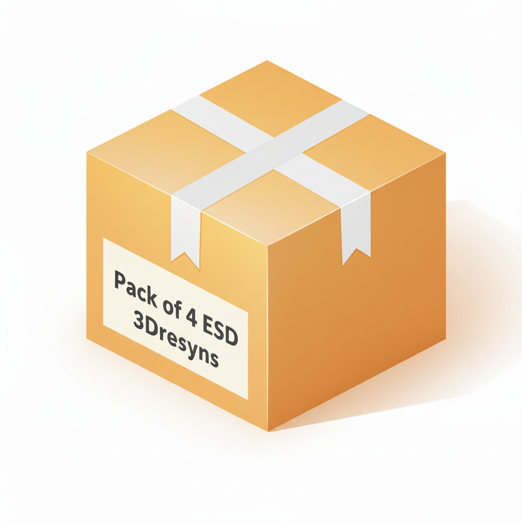 Pack of 4 ESD 3Dresyns