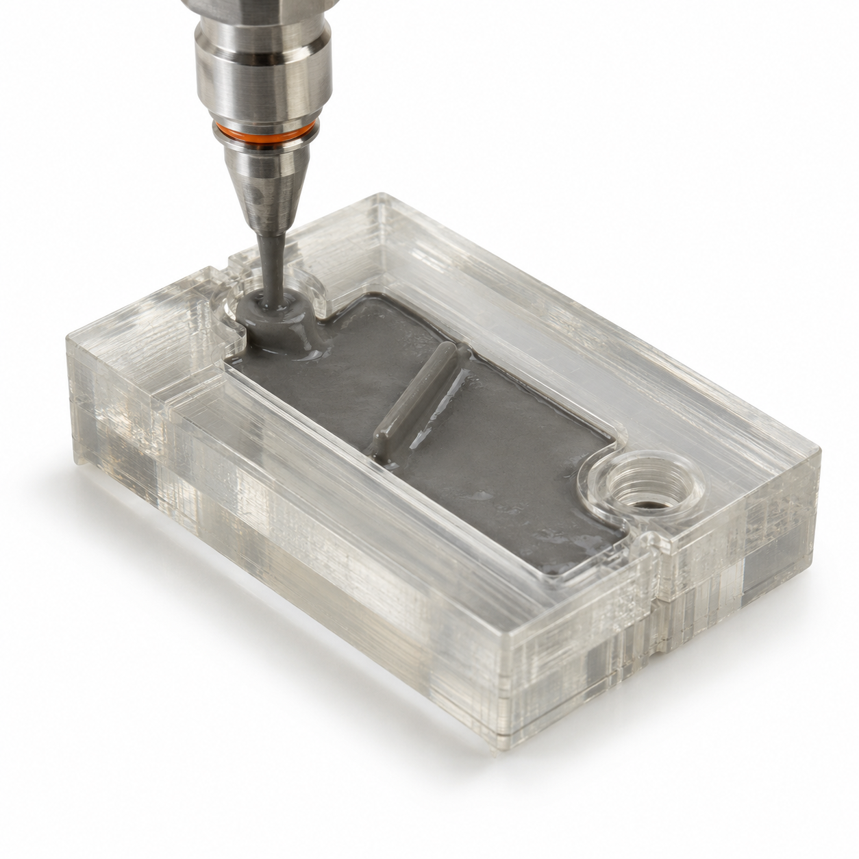 3Dresyn EB1 is a Universal Eco Binder for water debinding and sintering ceramics, metals, polymers, and exotic powders feedstock injection in 3D printed durable or sacrificial injection molds.