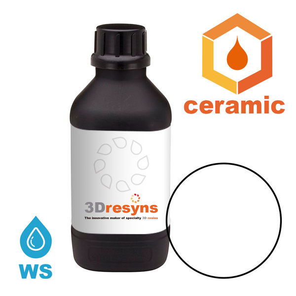 3Dresyn CDP-LDT WS, Low Debinding Temperature & Water Soluble 3D resin for printing, debinding and sintering ceramic, metal, polymer and exotic powders