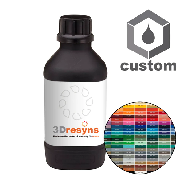 3Dresyn CD Bio D Custom color, Conceptual Design Bio Degradable 3D resin in your chosen custom RAL or NCS color