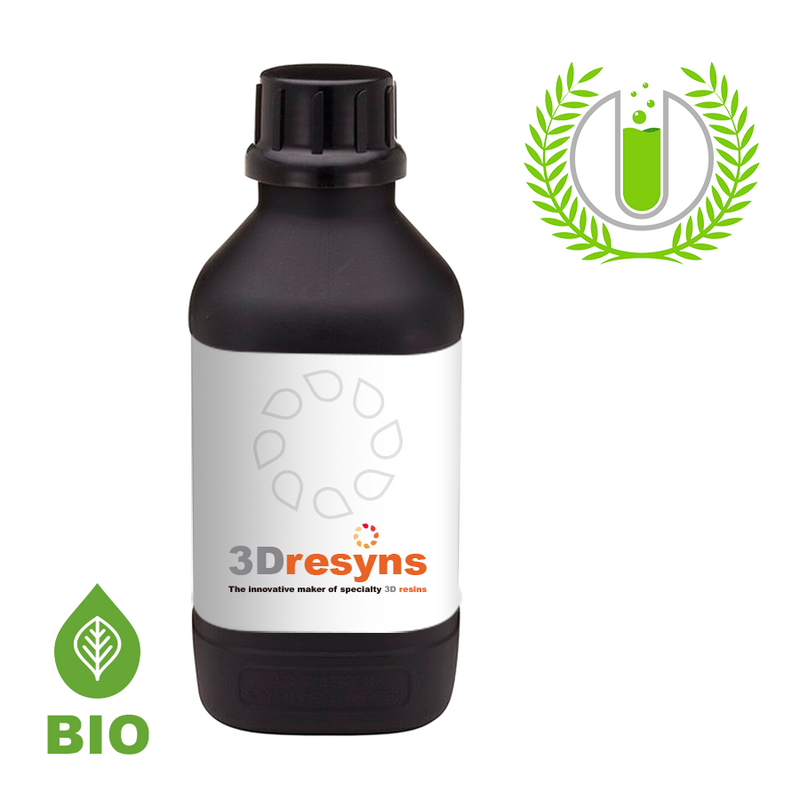 3Dresyn VAM Soya2 Bio, biocompatible soya 3D resin for VAM 3D printers