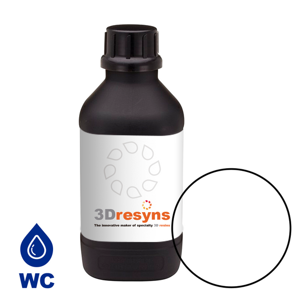 3Dresyn WC1 Clear, cleanable with water