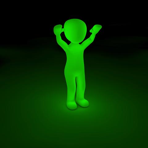 Phosphorescent Yellow Green Color