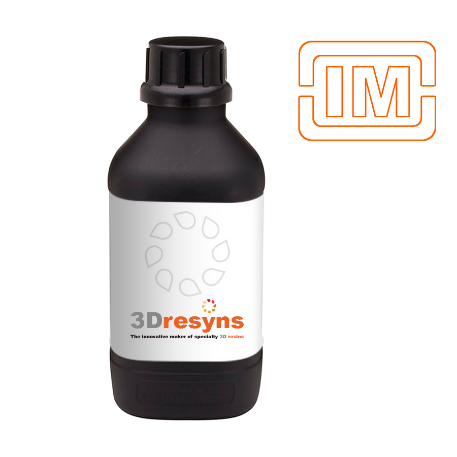 3Dresyn IM-HF, durable, hard and flexible for injection of soft materials