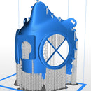 3Dresyn EP2 TFD80, Tough & Foldable for "Emergency Printing" of semi flexible parts: respirator masks, etc..